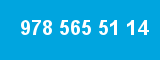 978 565 51 14 978 565 51 14